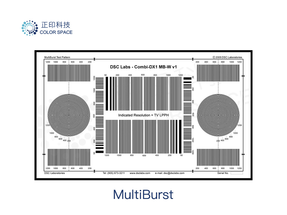 Combi DX-1 MB Series Resolution Test Charts