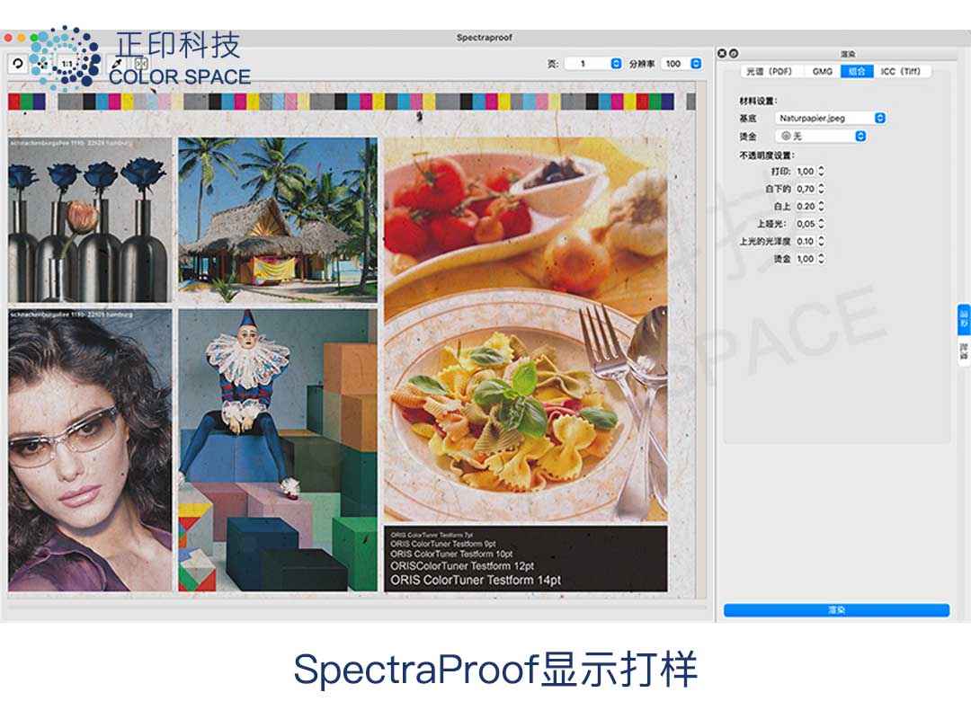 SpectraProof 显示打样系统