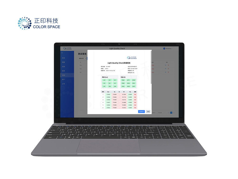 光照质量评估软件Light Quality Analyzer_正印科技